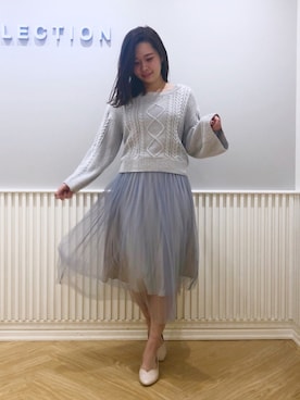 yuka.c5さん（レディース・159cm）の冬コーディネート