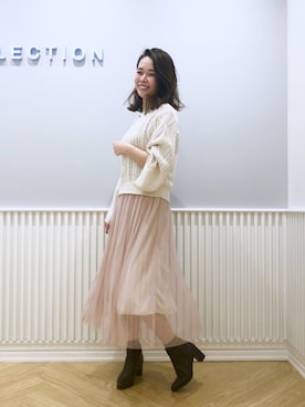 yuka.c5さん（レディース・159cm）の冬コーディネート