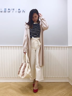 「WILLSELECTION（ウィルセレクション）のアイテム（パンプス）」を使った、yuka.c5さん（レディース・159cm）の春コーディネート