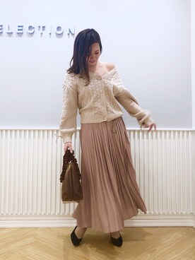 「WILLSELECTION（ウィルセレクション）のアイテム（パンプス）」を使った、yuka.c5さん（レディース・159cm）の春コーディネート