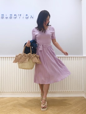 「willselection」｜「アイテム（ジャケット/アウター）」を使った、yuka.c5さん（レディース・159cm）の春コーディネート