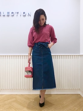 「WILLSELECTION（ウィルセレクション）のアイテム（パンプス）」を使った、yuka.c5さん（レディース・159cm）の冬コーディネート