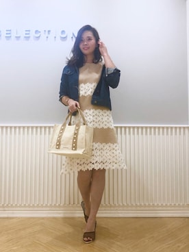 「willselection」｜「アイテム（ジャケット/アウター）」を使った、yuka.c5さん（レディース・159cm）の春コーディネート