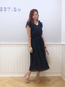 「WILLSELECTION（ウィルセレクション）のアイテム（ハンドバッグ）」を使った、yuka.c5さん（レディース・160cm）の夏コーディネート