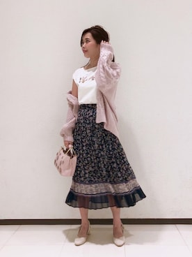 「ゆるカーディガン」｜yuka.c5さん（レディース・159cm）の秋コーディネート