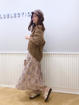 「WILLSELECTION（ウィルセレクション）のアイテム（ハンドバッグ）」を使った、yuka.c5さん（レディース・159cm）の秋コーディネート