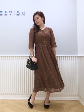 「WILLSELECTION（ウィルセレクション）のアイテム（ハンドバッグ）」を使った、yuka.c5さん（レディース・159cm）の秋コーディネート