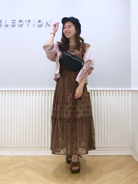 「willselection」｜「アイテム（ジャケット/アウター）」を使った、yuka.c5さん（レディース・159cm）の秋コーディネート