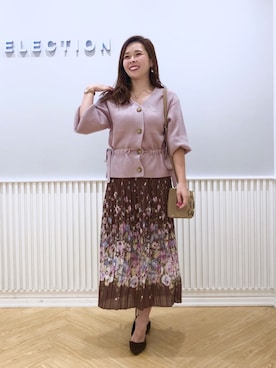 「WILLSELECTION（ウィルセレクション）のアイテム（ハンドバッグ）」を使った、yuka.c5さん（レディース・159cm）の秋コーディネート