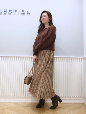 「WILLSELECTION（ウィルセレクション）のアイテム（ブーツ）」を使った、yuka.c5さん（レディース・159cm）の秋コーディネート