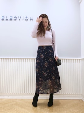 「WILLSELECTION（ウィルセレクション）のアイテム（ショルダーバッグ）」を使った、yuka.c5さん（レディース・159cm）の秋コーディネート