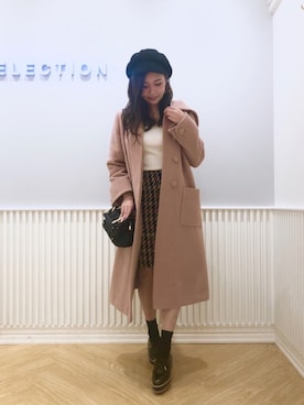 「willselection」｜「アイテム（ジャケット/アウター）」を使った、yuka.c5さん（レディース・159cm）の秋コーディネート