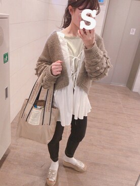 「Another Edition」｜「アイテム（バッグ）」を使った、sora.さん（レディース・156cm）の春コーディネート