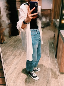 「Luftrobe（ルフトローブ）のアイテム」を使った、mayuさん（レディース・161cm）の秋コーディネート