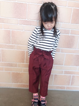 「オシャレパッソ」｜ayaさん（キッズ・90cm）の秋コーディネート