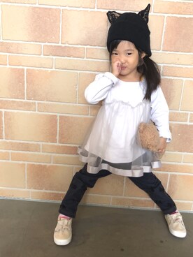 ayaさん（キッズ・90cm）の秋コーディネート