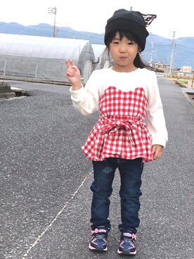 ayaさん(キッズ・90cm)の秋コーディネート