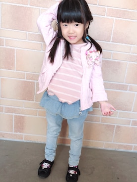 ayaさん（キッズ・90cm）の秋コーディネート