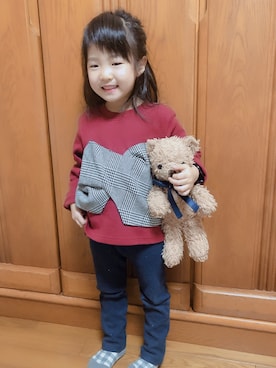 ayaさん（キッズ・90cm）の冬コーディネート