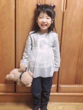 ayaさん（キッズ・90cm）の冬コーディネート