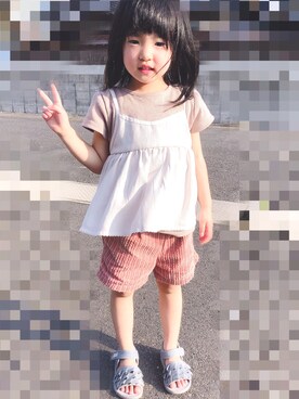 ayaさん（キッズ・90cm）の春コーディネート