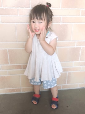 ayaさん（キッズ・80cm）の夏コーディネート