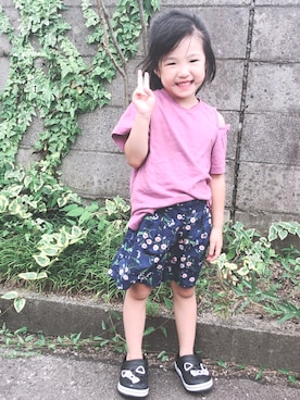 ayaさん（キッズ・90cm）の夏コーディネート