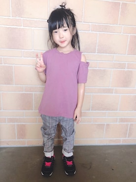 ayaさん（キッズ・90cm）の秋コーディネート