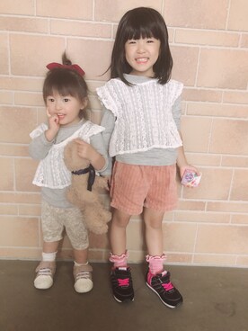 ayaさん（キッズ・90cm）の秋コーディネート