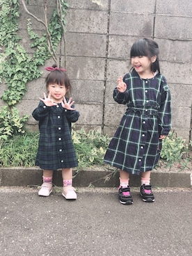 ayaさん（キッズ・90cm）の秋コーディネート