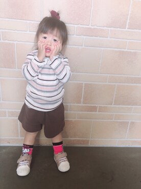 ayaさん（キッズ・90cm）の秋コーディネート