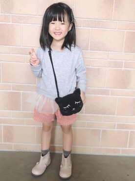 ayaさん（キッズ・90cm）の秋コーディネート