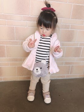 ayaさん（キッズ・80cm）の秋コーディネート