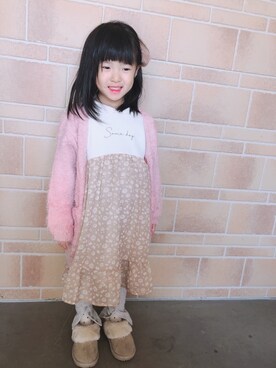 ayaさん（キッズ・100cm）の冬コーディネート