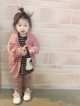 ayaさん（キッズ・100cm）の冬コーディネート