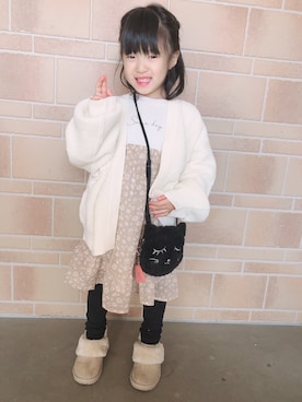 ayaさん（キッズ・100cm）の冬コーディネート