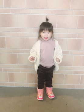ayaさん(キッズ・80cm)の冬コーディネート