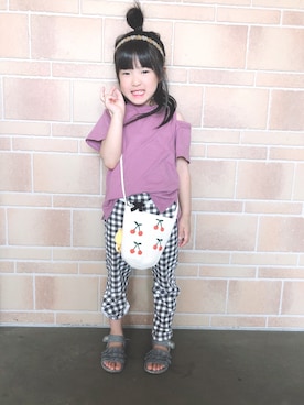 ayaさん（キッズ・100cm）の夏コーディネート