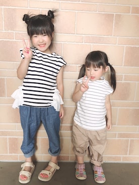 ayaさん(キッズ・100cm)の夏コーディネート