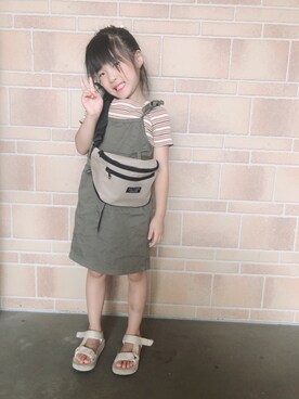 ayaさん（キッズ・100cm）の秋コーディネート