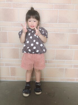 ayaさん（キッズ・100cm）の秋コーディネート