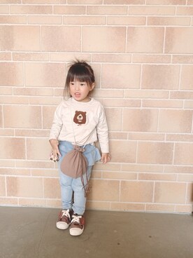 ayaさん（キッズ・100cm）の秋コーディネート