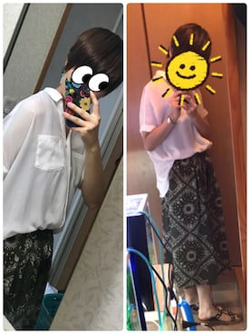 「AS KNOW AS」｜「アイテム（パンツ）」を使った、koronさん（レディース・166cm）の夏コーディネート