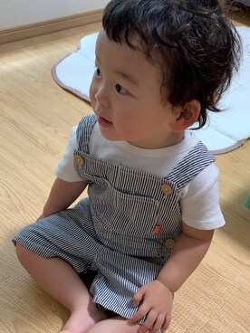 yuinagiさんの（gelato pique Baby＆Kids | ジェラートピケ　ベイビーアンドキッズ）を使ったコーディネート