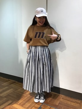 「AlexanderLeeChang（アレキサンダーリーチャン）のアイテム」を使った、もぎさん（レディース・153cm）の春コーディネート