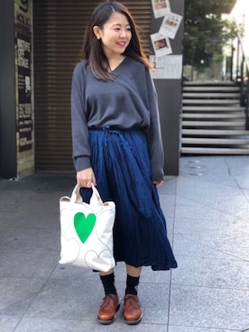 もぎさん（レディース・153cm）の冬コーディネート