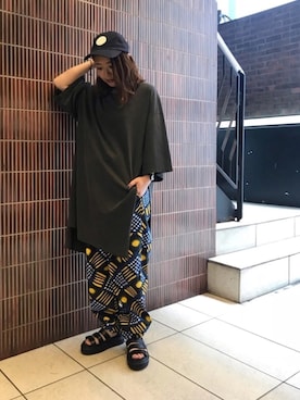 「TIMEX（タイメックス）のアイテム」を使った、もぎさん（レディース・153cm）の春コーディネート