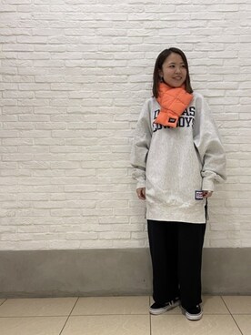 「TAION（タイオン）のアイテム（ファッション雑貨）」を使った、もぎさん（レディース・153cm）の秋コーディネート