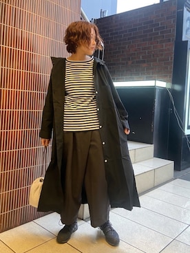 「FANEUIL（ファヌル）のアイテム」を使った、もぎさん（レディース・153cm）の春コーディネート