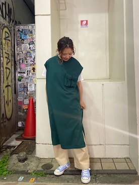 「F/CE. （エフシーイー）のアイテム（ワンピース/ドレス）」を使った、もぎさん（レディース・153cm）の春コーディネート